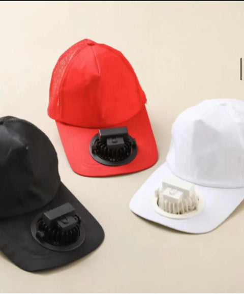 Summer Fan Cap – USB Rechargeable Mesh Hat