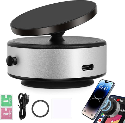 Suction Cup Magnetic Bracket – Adjustable Magnetic Phone Holder