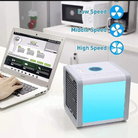 Arctic Air Ultra 2X Portable Air Cooler - Mini AC for Room, Desktop, Travel | Personal Cooling Fan for Kids & Adults | USB, Energy Saving | Fast Cooling | Best Price in Pakistan