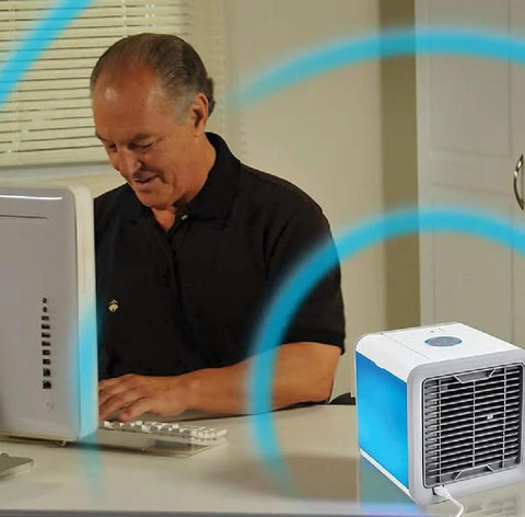 Arctic Air Ultra 2X Portable Air Cooler - Mini AC for Room, Desktop, Travel | Personal Cooling Fan for Kids & Adults | USB, Energy Saving | Fast Cooling | Best Price in Pakistan