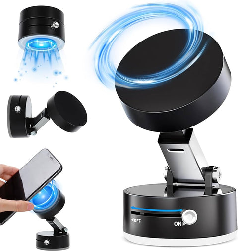 Suction Cup Magnetic Bracket – Adjustable Magnetic Phone Holder