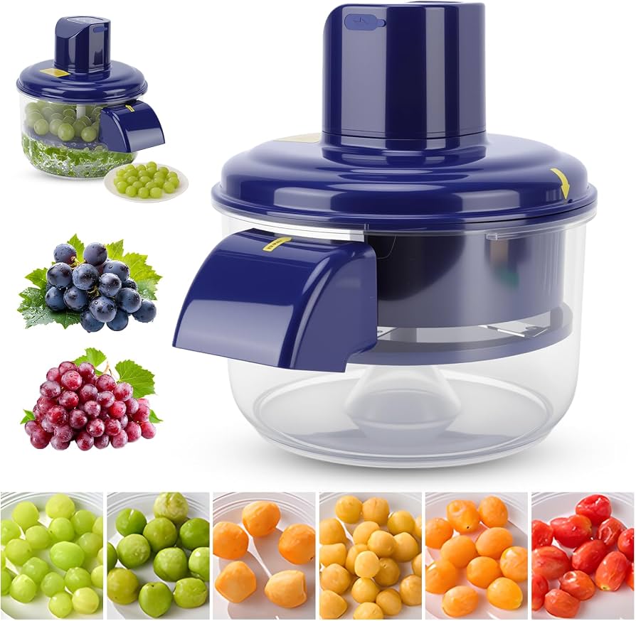 Electric Grape Peeler Machine (Rechargeable Garlic Peeler Skin Remover) Effortless Peeling for Garlic, Grape, Veggie – Time-Saving Tool for Home & Commercial Kitchens
