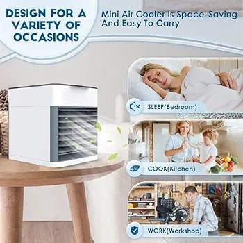 Arctic Air Ultra 2X Portable Air Cooler - Mini AC for Room, Desktop, Travel | Personal Cooling Fan for Kids & Adults | USB, Energy Saving | Fast Cooling | Best Price in Pakistan