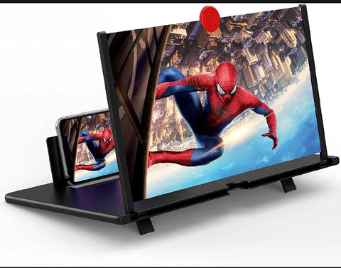 12 Inch HD Mobile Phone Screen Amplifier / Foldable 3D Screen Magnifier