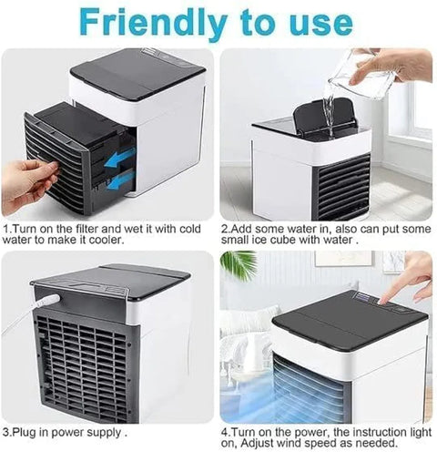 Arctic Air Ultra 2X Portable Air Cooler - Mini AC for Room, Desktop, Travel | Personal Cooling Fan for Kids & Adults | USB, Energy Saving | Fast Cooling | Best Price in Pakistan